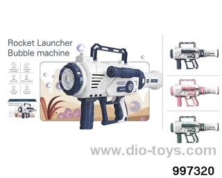 12-hole electric bubble gun in color box