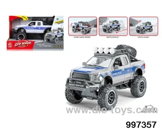 friction police car with light/sound