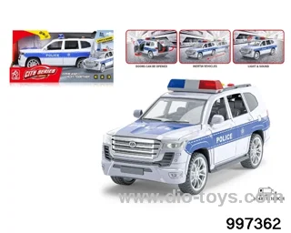 friction police car with light/sound