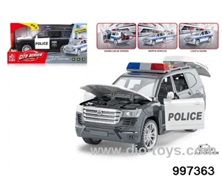 friction police car with light/sound