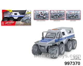 friction police car with light/sound
