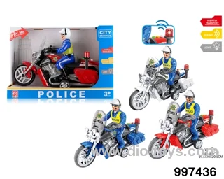 1:16 friction motorcycle with light/sound