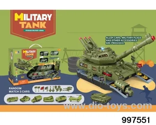 2 in 1 multifunctional deformational storage tank missile launcher with light and firing sounds