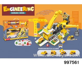 2 in 1 multifunctional deformational storage engineering truck parking lot with sound and light