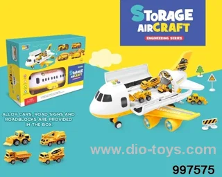 large-sized storage inertial airplane with sound and colorful flashing lights