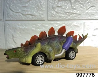 Dinosaur return sports car - Stegosaurus in opp bag