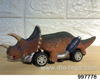 Dinosaur return sports car - Triceratops in opp bag