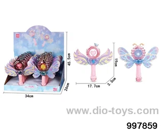 12pcs magic wand with light/music