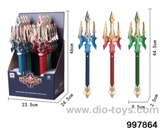 10pcs Weapon Play Set with Light & Sound
