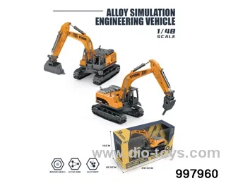 1:48 free wheel alloy engineering car