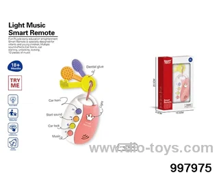 Light music key remote control in window box