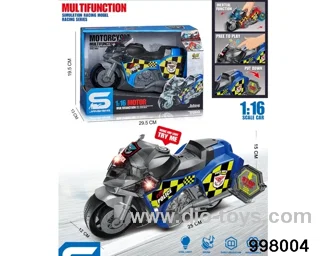 free wheel motorcycle with light/sound