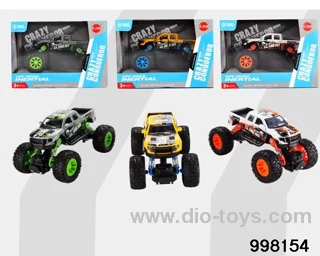double pull back alloy car