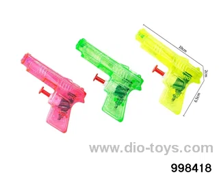 Transparent water gun in opp bag