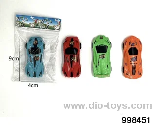 Huili simulation sports car 3 mixed in opp bag