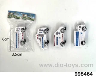 Huili Airport Car 4 Mixed Pack in opp bag