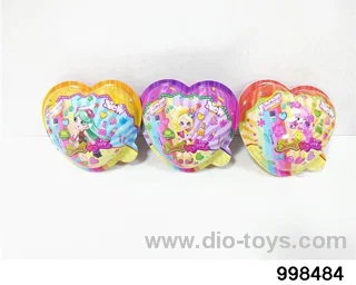 PVC heart-shaped in opp bag