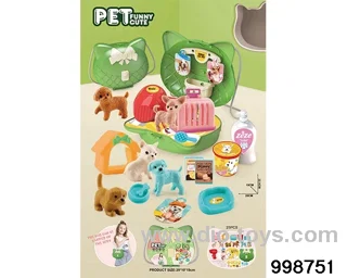 pet knapsack in paper card