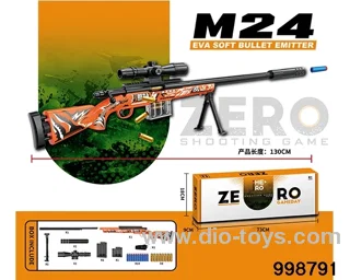 M24 bolt jump shell EVA soft spring launcher in color box