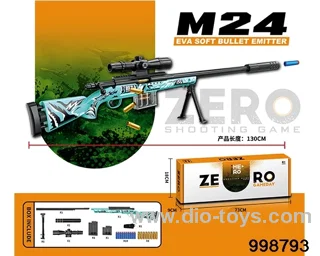 M24 bolt jump shell EVA soft spring launcher in color box