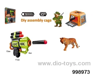 Hunting Tiger in Gunfight in window box