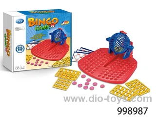 bingo game in color box