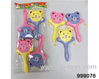 Cartoon rattle in opp bag