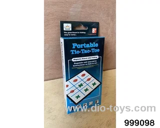 Folding magnetic checkers in color box