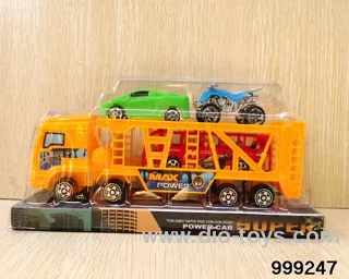 Inertia Tractors (Yellow/Blue) (with 3 scooters)