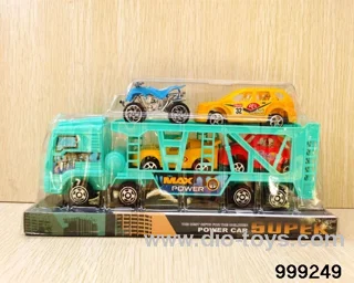 Inertia Tractors (Yellow/Blue) (with 4 scooters)
