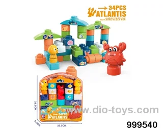 34pcs building block