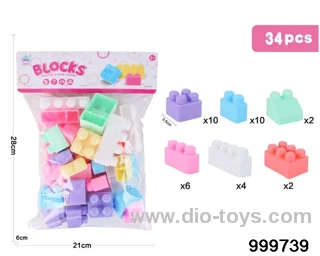 34pcs building block