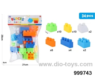 34pcs building block