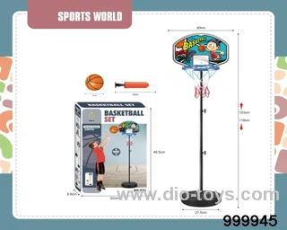 Simulation basketball table set