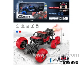 1:16 rc alloy spray climbing car with light （