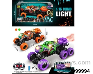 1:16 rc spray climbing car included battery