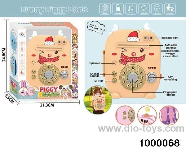 Piggy bank series in window box