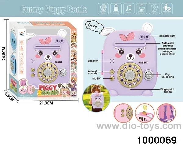 Piggy bank series in window box