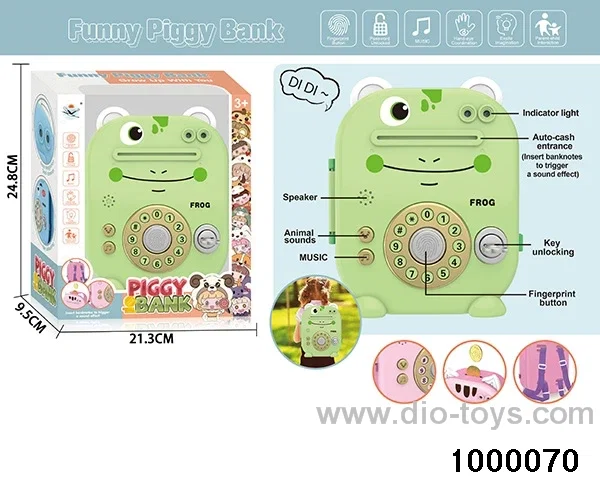 Piggy bank series in window box