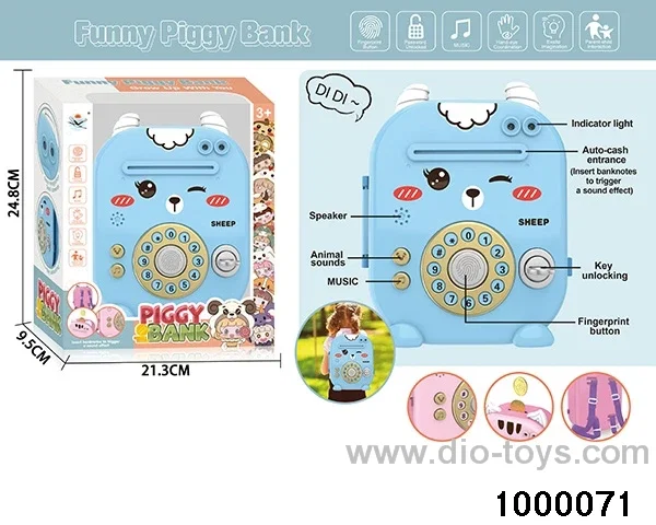 Piggy bank series in window box