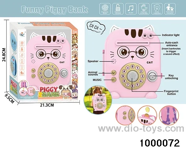 Piggy bank series in window box
