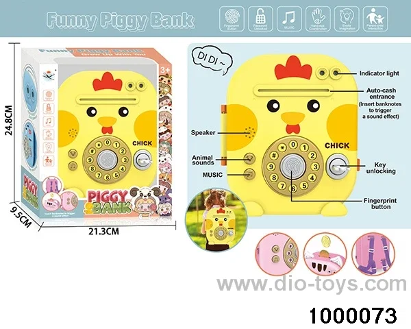 Piggy bank series in window box
