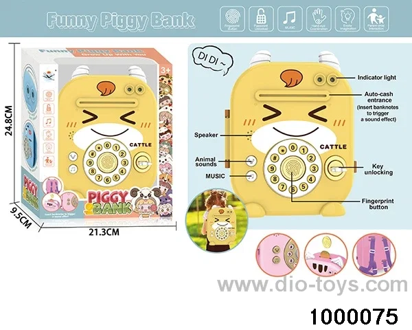 Piggy bank series in window box