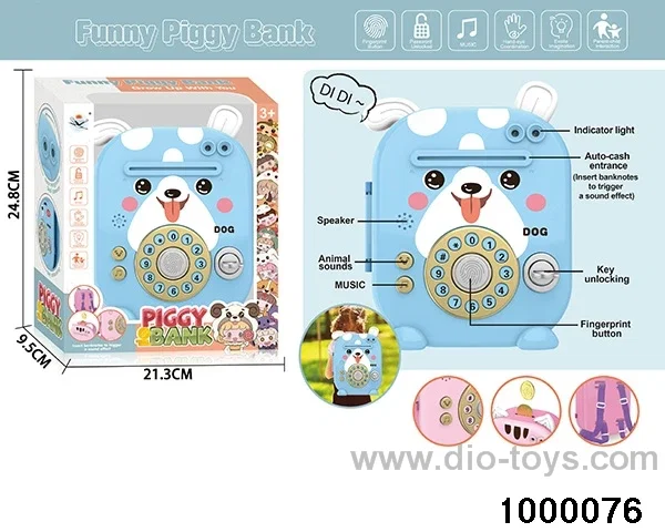Piggy bank series in window box