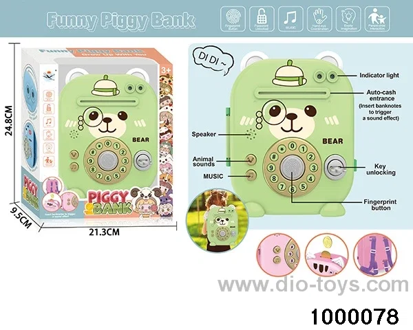Piggy bank series in window box