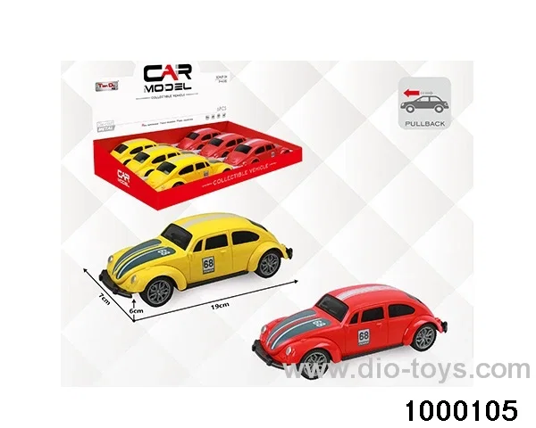 1:24 simulated return alloy car in display box