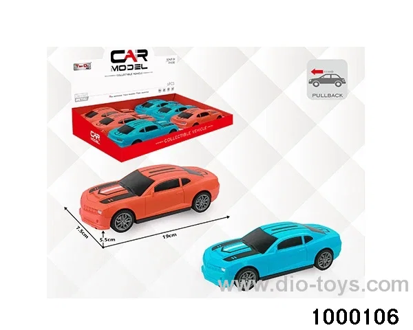 1:24 simulated return alloy car in display box