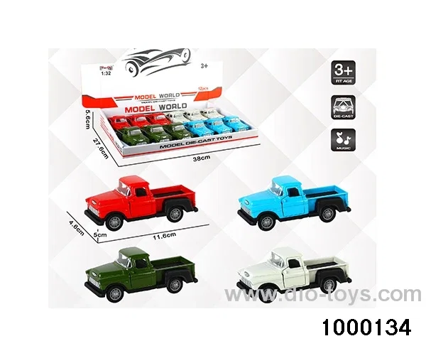 1:32 simulated return alloy car W L/M in display box