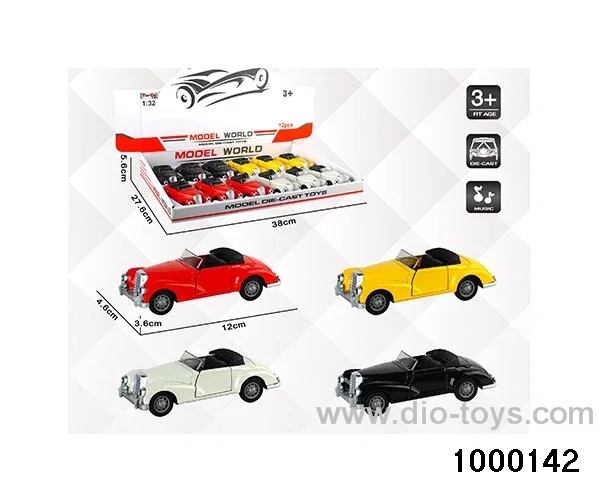 1:32 simulated return alloy car W L/M in display box