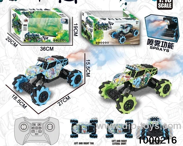 rc spray climbing car/include battery